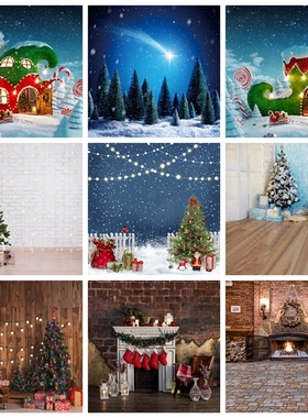 Christmas Backdrop Wood Board Floor Light Winter est Tree Ne