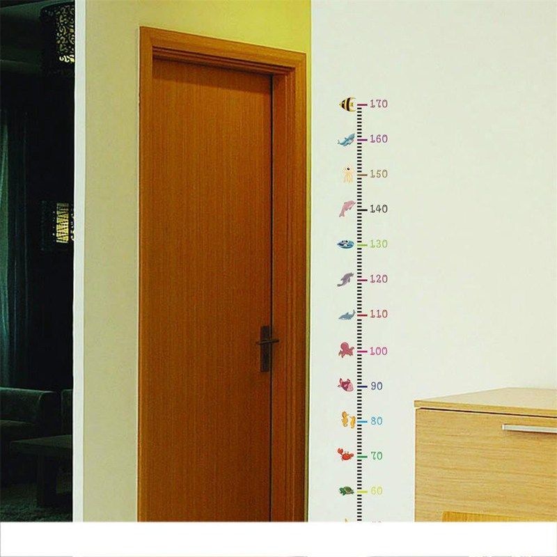 Removable Height Chart Measure Wall Sticker Decal for Kids B