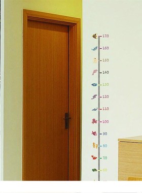 Removable Height Chart Measure Wall Sticker Decal for Kids B