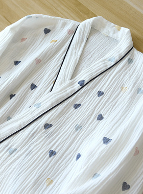 Spring and Autumn New Women's Bathrobe 100% Cotton C