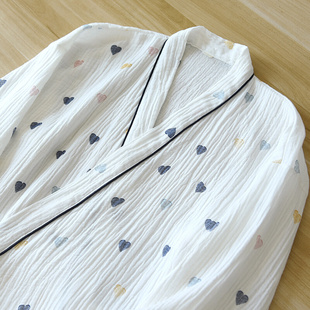 Spring and Autumn New Women's Bathrobe 100% Cotton C