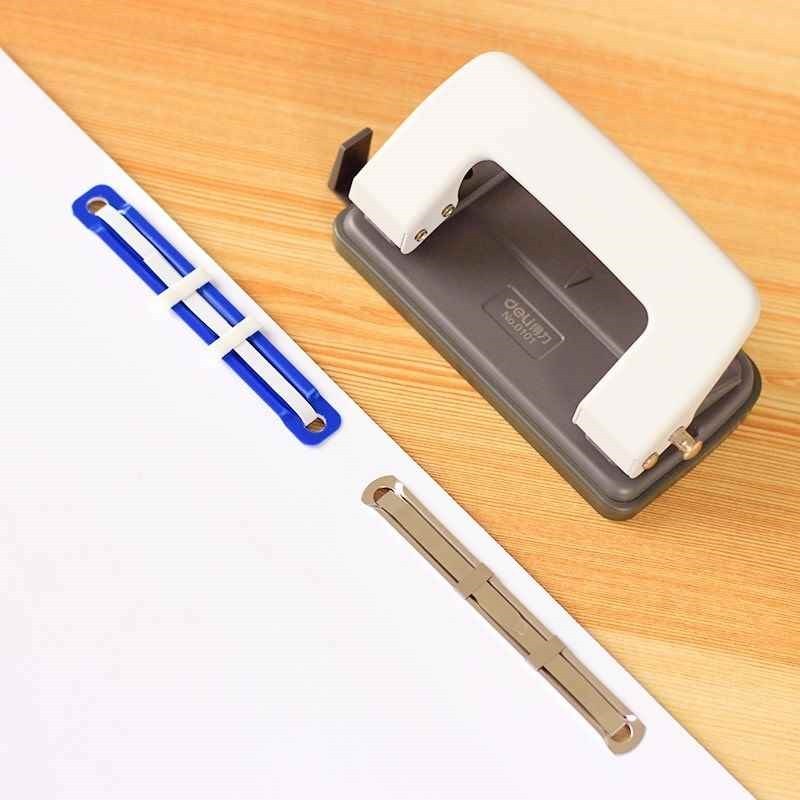 Deli hole punch machine double a4 puncher 6mm