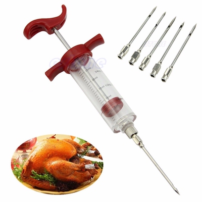 Marinade Injector Flavor Syringe Cook Meat Poultry Turkey Ch