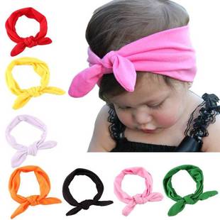 Headband Rabbit Bow Ear Hairband Headwear Cute Kids Girls