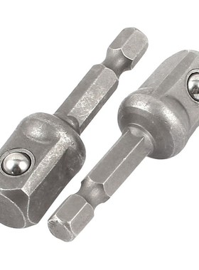 2x Impact Driver Drill 1/4 inch to Hex Shank 1/2 inch Chuck