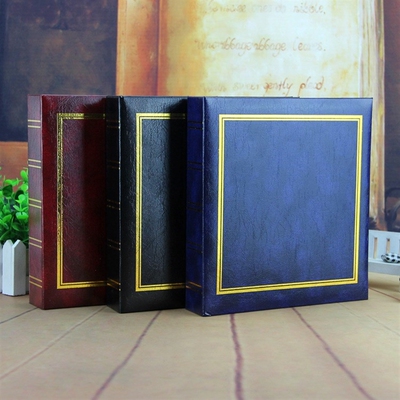 Retro Style Leather Cover 6 Inch 300 Sheets Photo Album Chi