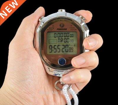 Sports Stopwatch Timer Counter Second 1/1000 Chronograph