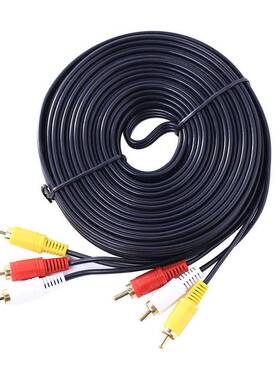 10 m 3RCA to 3 RCA Male to Male Audio Cable Gold Plated AV