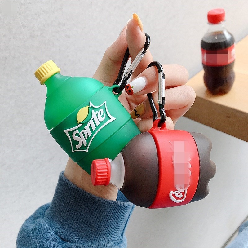 Creativity 3D Coke Sprite Drink Silicone Cover for Apple Ai使用感如何?