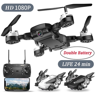 Drone Selfie WIFI FPV GPS 1080P HD Camera Double Battery Fo