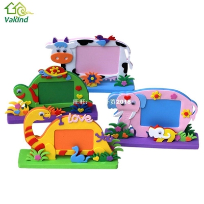 EVA Foam Cartoon Photo Frame for Kids Child DIY 3D Stickers