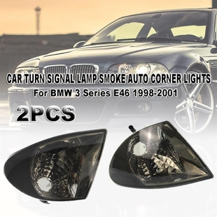 2PCS Car Turn Signal Lamp Smoke Car Corner Light Lamp For B