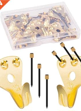 25 Pack Picture Hanging Hooks 75lbs Picture Frame Hangers wi