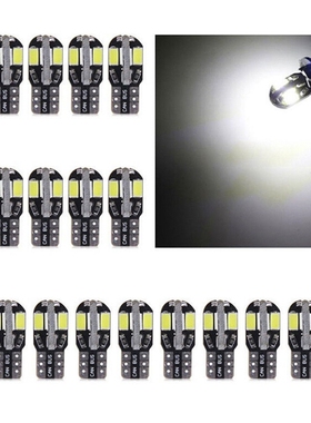 20pcs Canbus T10 W5W Led Car Light 8D 5730 Width Lamp readin