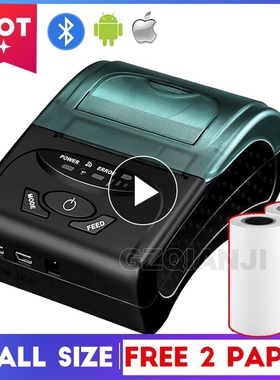 GZM5805 Portable Mini hermal Bluetooth Printer 58mm for Andr