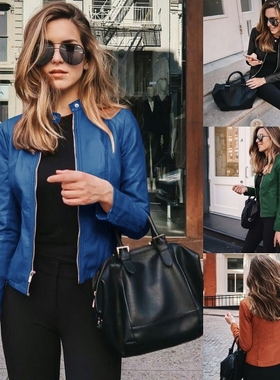 Selling womens fashion leather suit small jacket, 6036