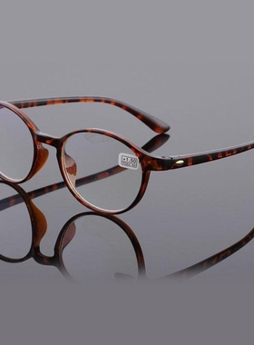 Reading Glasses Retro Womens Round TR90 Men Black Anti Blue