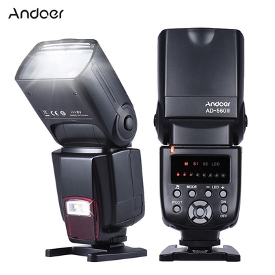 Andoer AD 560 II Camera Flash Speedlite With Adjustable LED