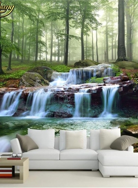 beibehang  Custom photo wall paper murals stickers Forest l