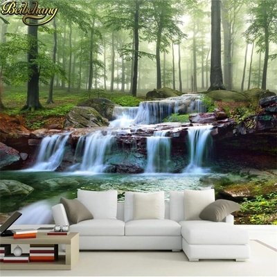 beibehang  Custom photo wall paper murals stickers Forest l