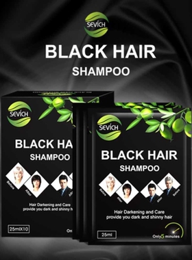 Hair-Dye-Shampoo Hair-Care Grey Instant Black White 1/5pcs S