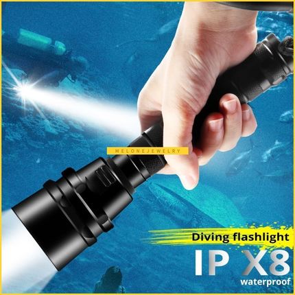 4000lm Professional Diving Light Flashlight XML-6 L2 Scuba