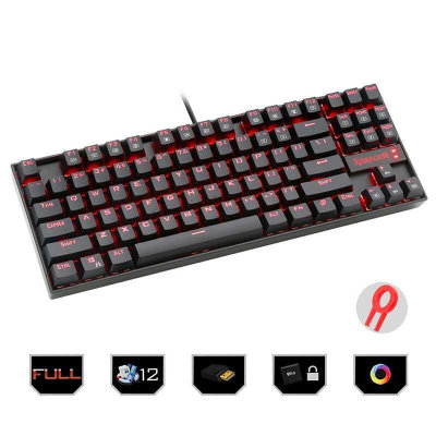 Redragon K552 Mechanical Keyboard Gaming Red Dragon Game M