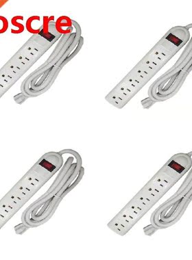 6 Holes Surge Protector Power Strip,1.8M Power Extension Cor