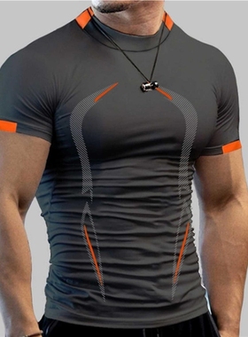 Compression Shirt Mens t shirt Men Hip Hop Gyms t-shirt