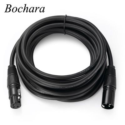 Bochara XLR Cable Male to Female M/F OFC Audio Cable Shield