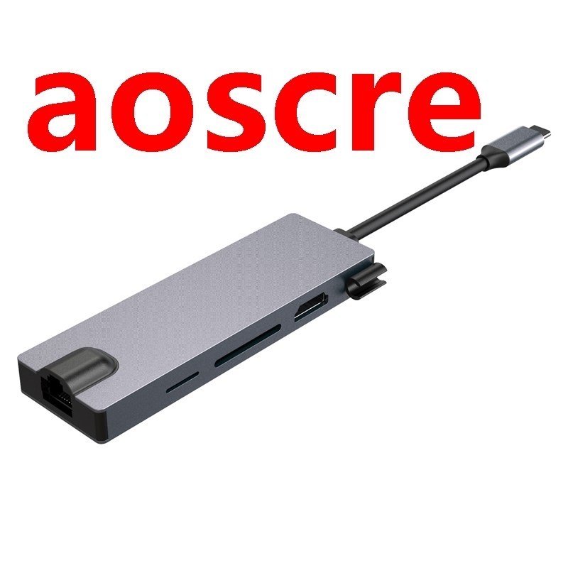 8-in-1 USB C Hub Multiport Adapter with 3 USB2.0 PD3.0 Fast
