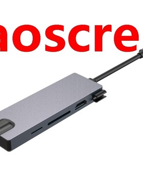 8-in-1 USB C Hub Multiport Adapter with 3 USB2.0 PD3.0 Fast