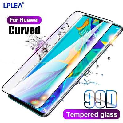 Full Cover Jelly Glue Glass For Huawei P30 Pro P40 Mate 20