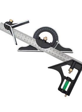 300MM Combination Square Angle Ruler Stainless Steel protrac