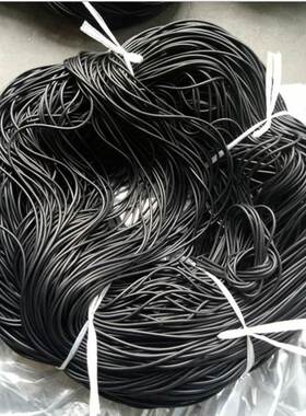 Round Sponge Cord Black Foam EPDM Rubber Gasket Trim Seal Di