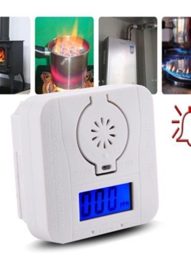 Carbon Monoxide Digital Warning Alarm Sensor Detector Temp L