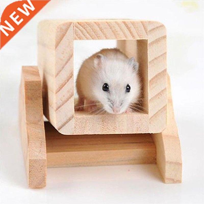 Legendog 1pc Hamster Seesaw Toy Wooden Funny Hamster