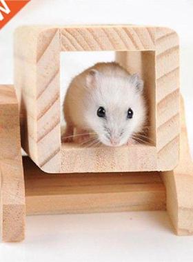 Legendog 1pc Hamster Seesaw Toy Wooden Funny Hamster