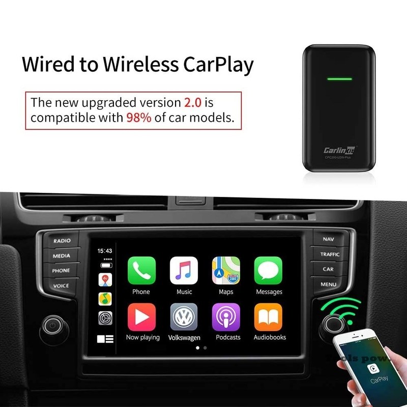 Carlinkit 2.0 USB Update IOS 13 Apple CarPlay Wireless Auto