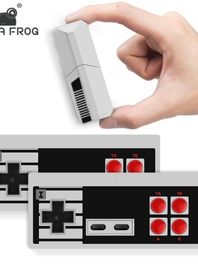 DATA FROG Retro Video Game Console 8 Bit Built in 600 Class