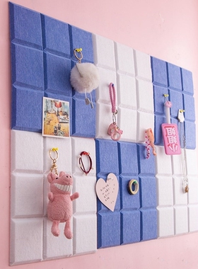 Wall Sticker Detachable Felt Photo Background Board DIY Puz