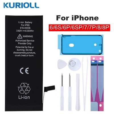 Original Battery For iPhone 6 6G 6S 7 8 Plus batarya Replace