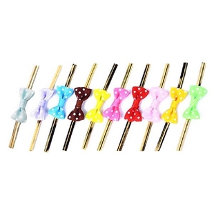Bow Tie Wrapping Golden Wire 100pcs Binding Lollipop Candy