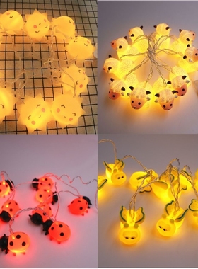 Christmas LED Gerland 10Leds unicorn Sun Fairy String Light