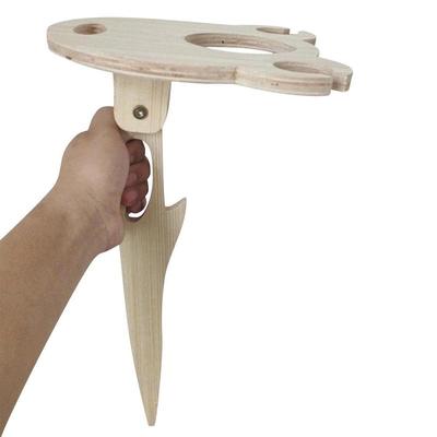 Outdoor Potable Easy To Carry Wine Tray Cup Holder