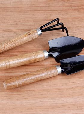 3pcs Outdoor Rake Transplanter Spade Shovel Plant Portable W