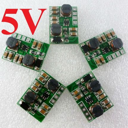 5pcs 2 in 1 input 2-24V output 5V DC-DC Step-up & Step-d
