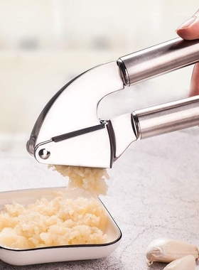 large stainless steel Garlic Press Ginger  Crusher mashed