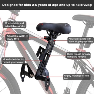 Front mounted child bike seat Kids Saddle Bicycle Bike Front