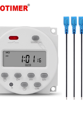 CN101A 5V 12V 24V 110V 220V Digital Timer Switch 7 Days Week